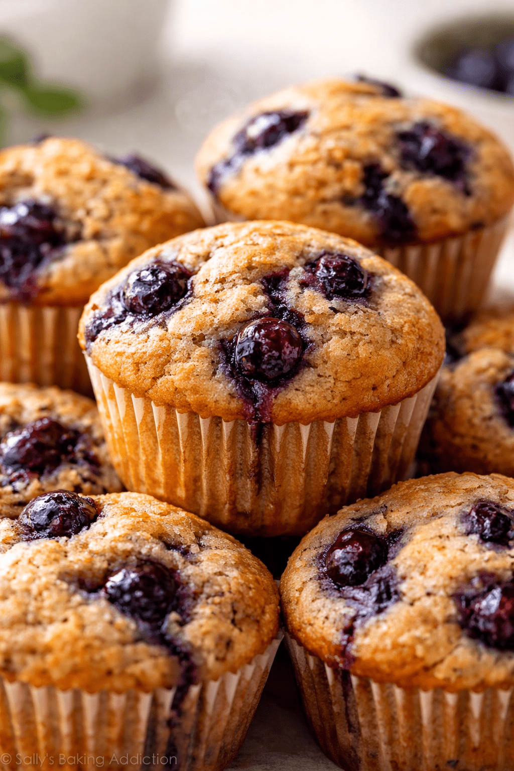 How to make Healthy Blueberry Muffins
