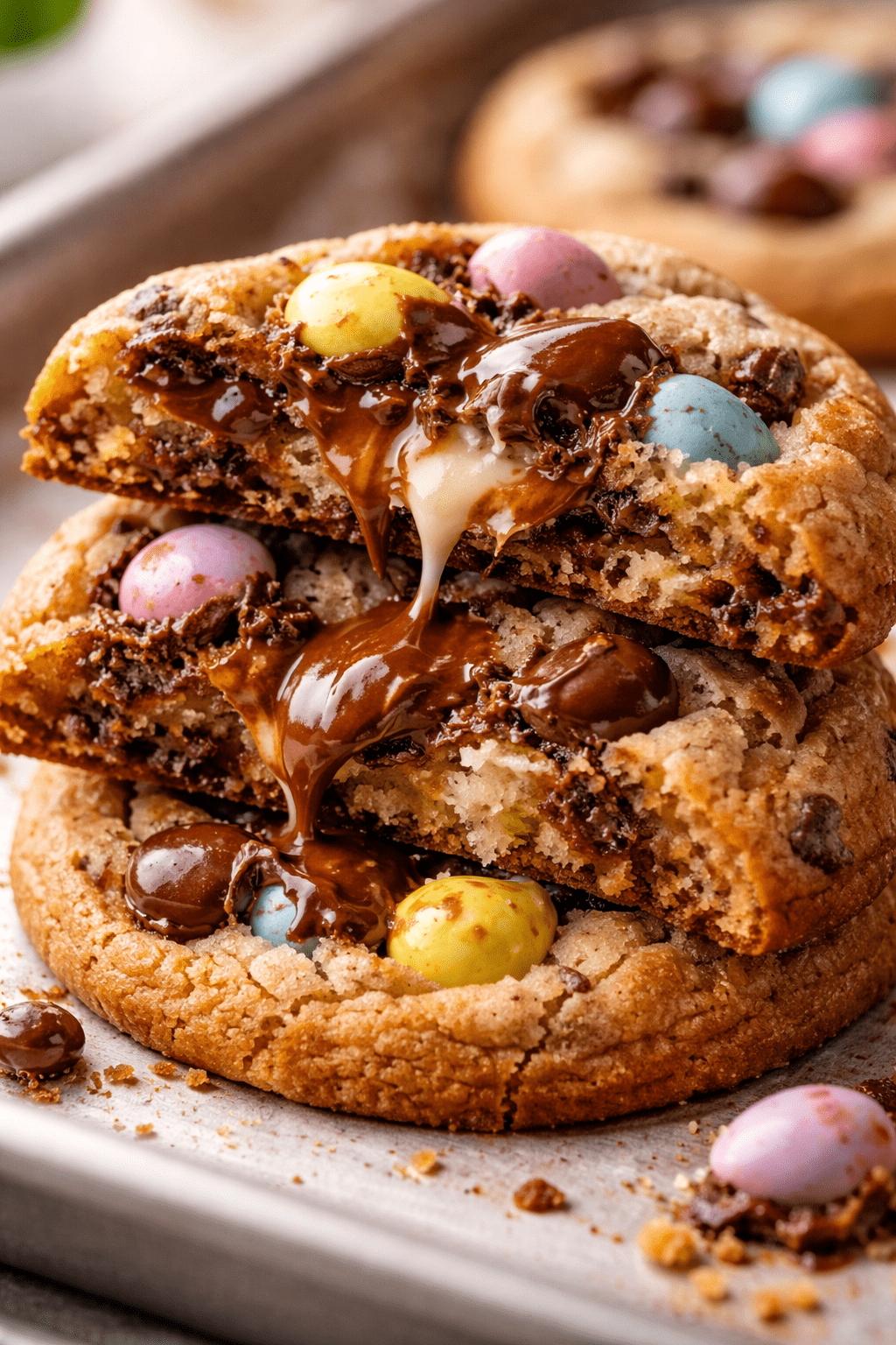 Cadbury Egg Cookies recipe 