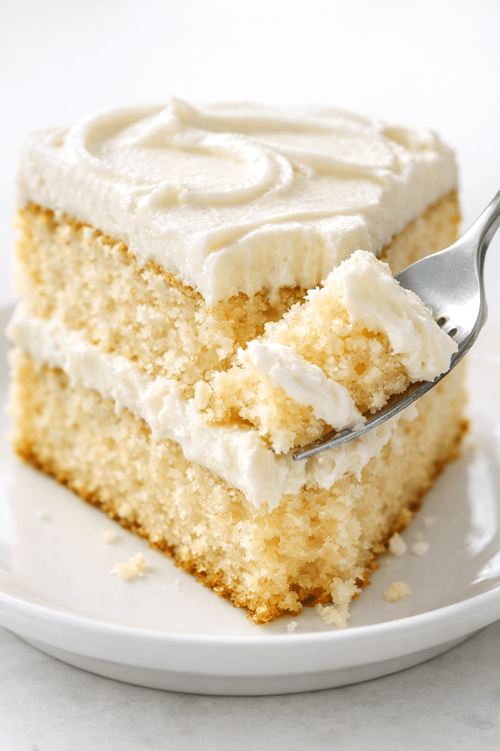 How to make Moist Vanilla Cake From Scratch 