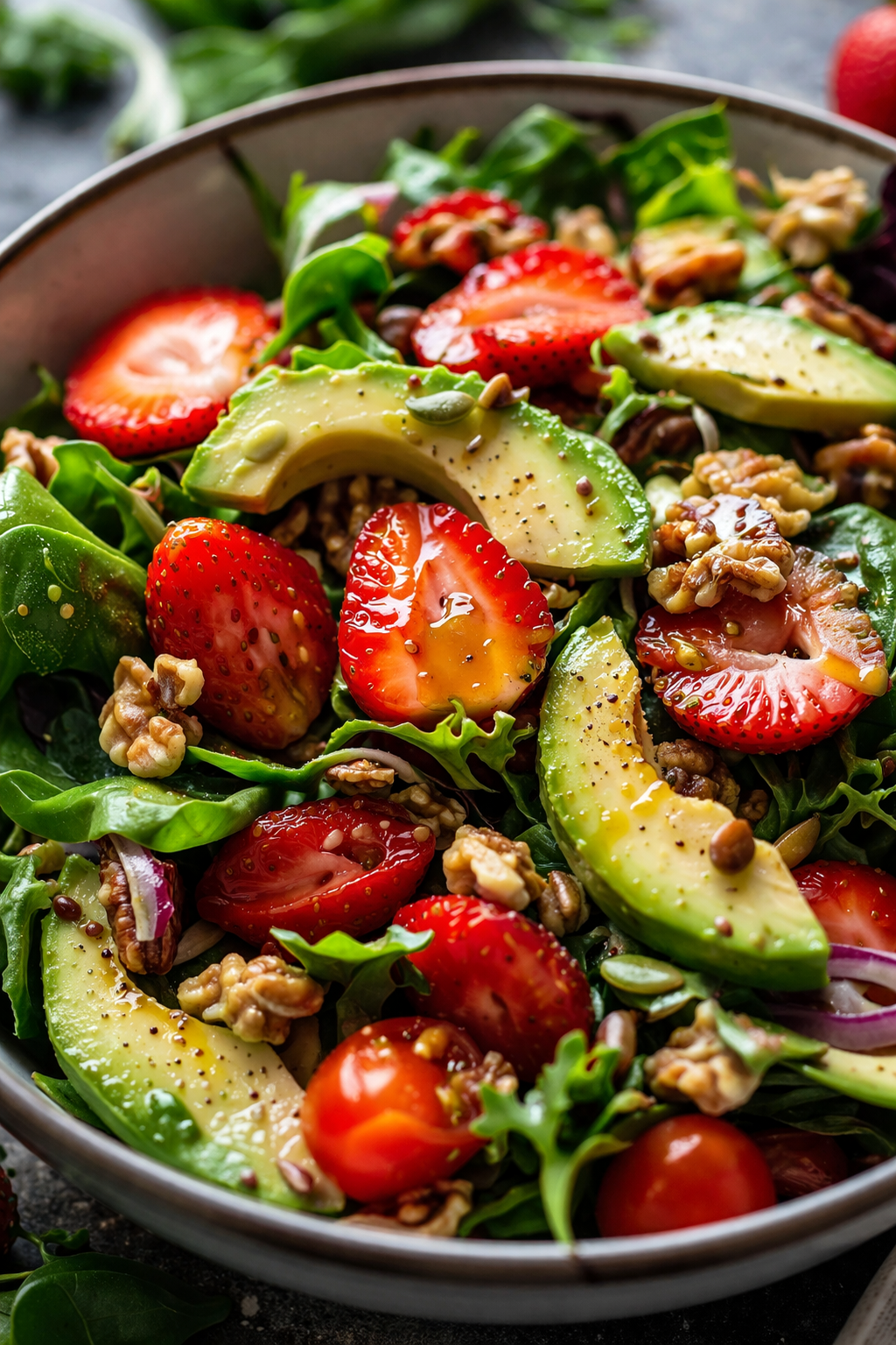 Healthy spring salad recipe 