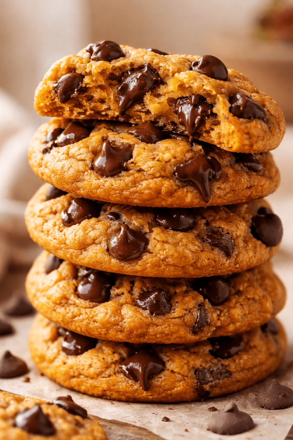 Pumpkin Chocolate Chip Cookies recipe 