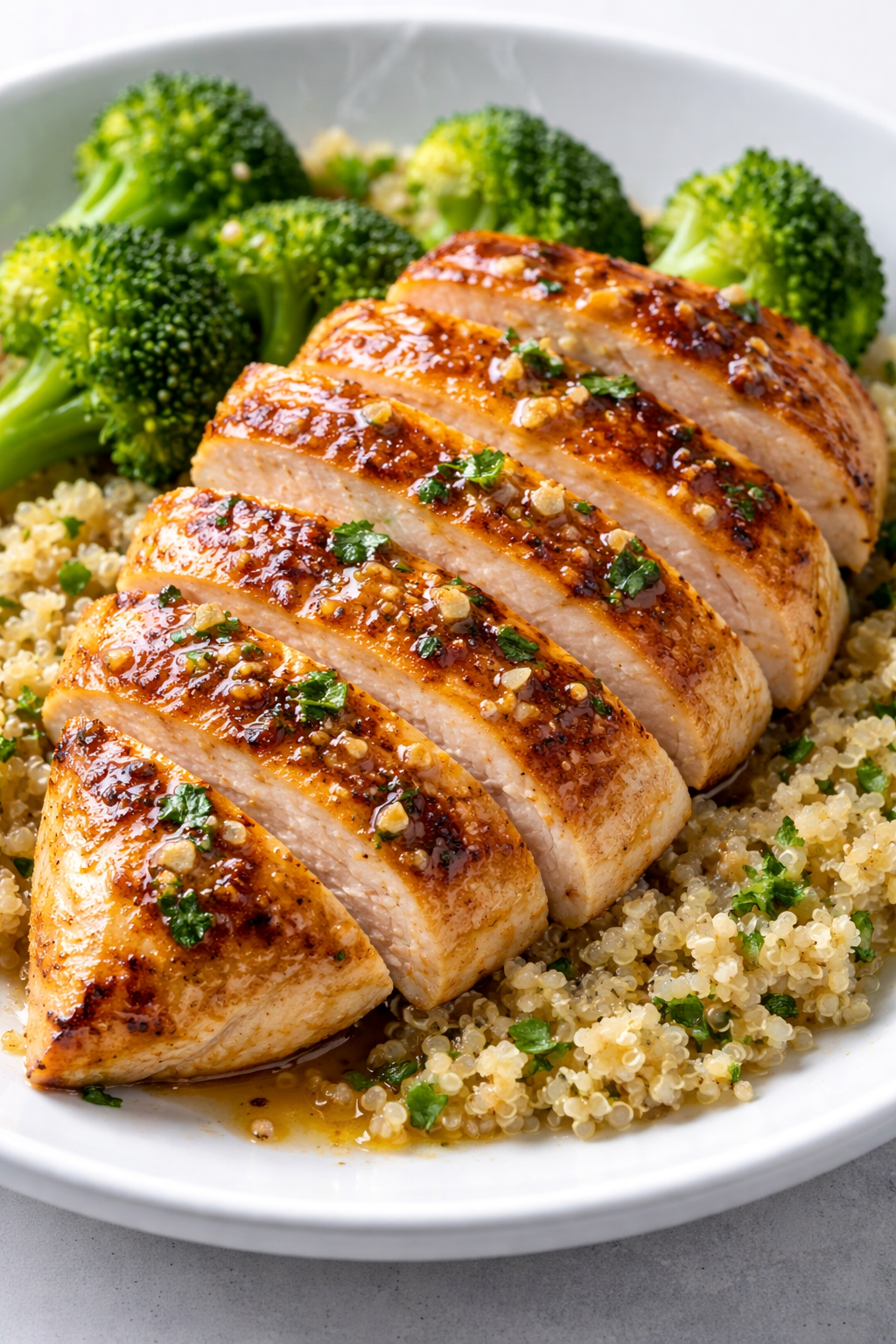 Garlic Lemon Grilled Chicken Bowl