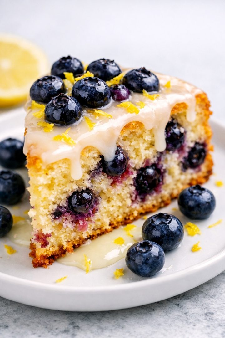 How to make Lemon Blueberry Cake