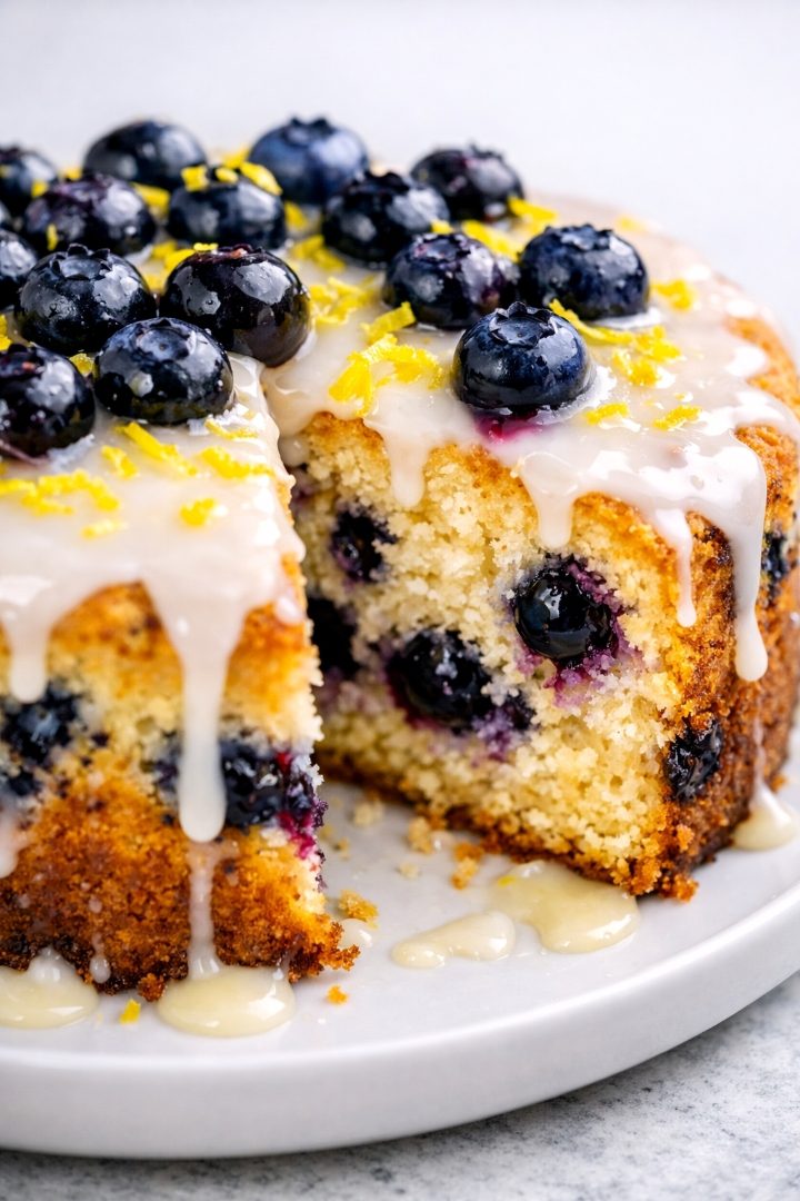 Lemon Blueberry Cake recipe 
