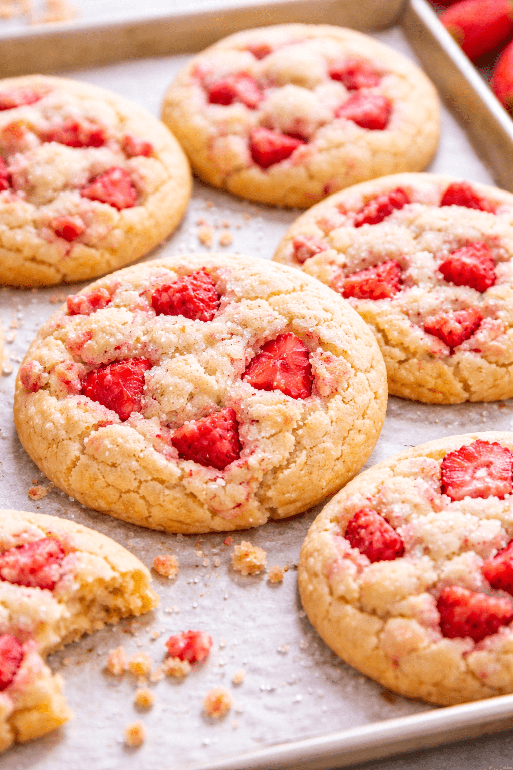 Strawberry Sugar Cookies recipe 