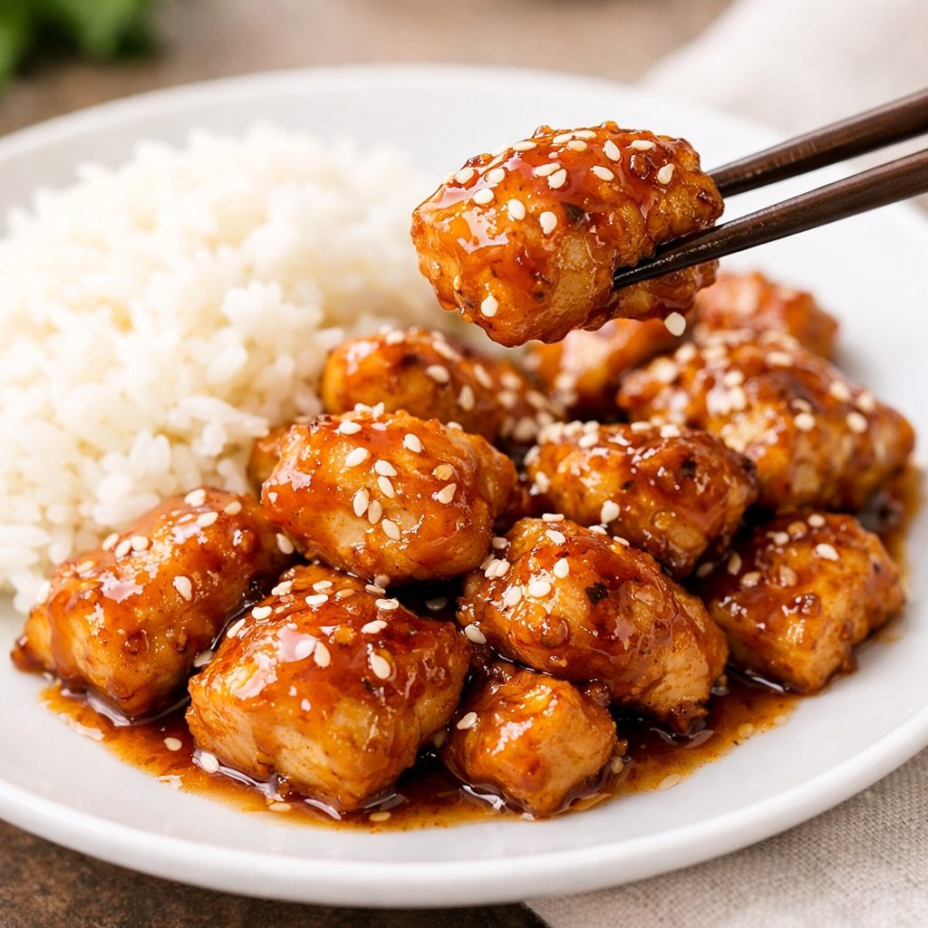 How to make Honey Garlic Chicken Bites