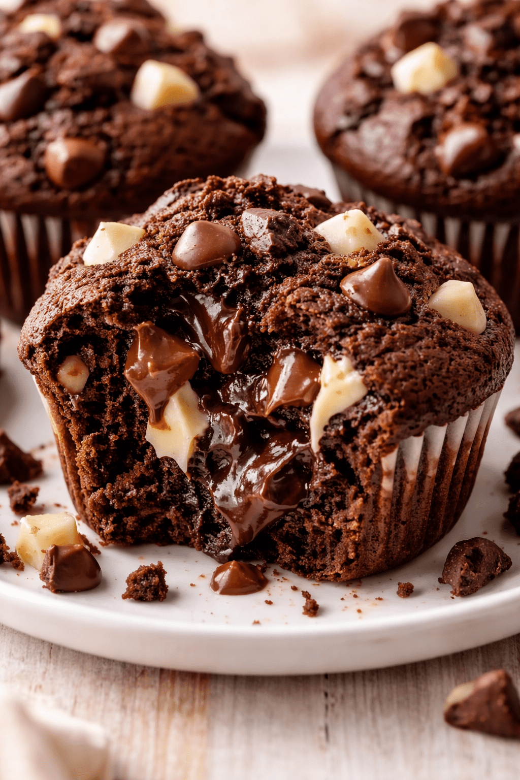 Triple Chocolate Muffins recipe 