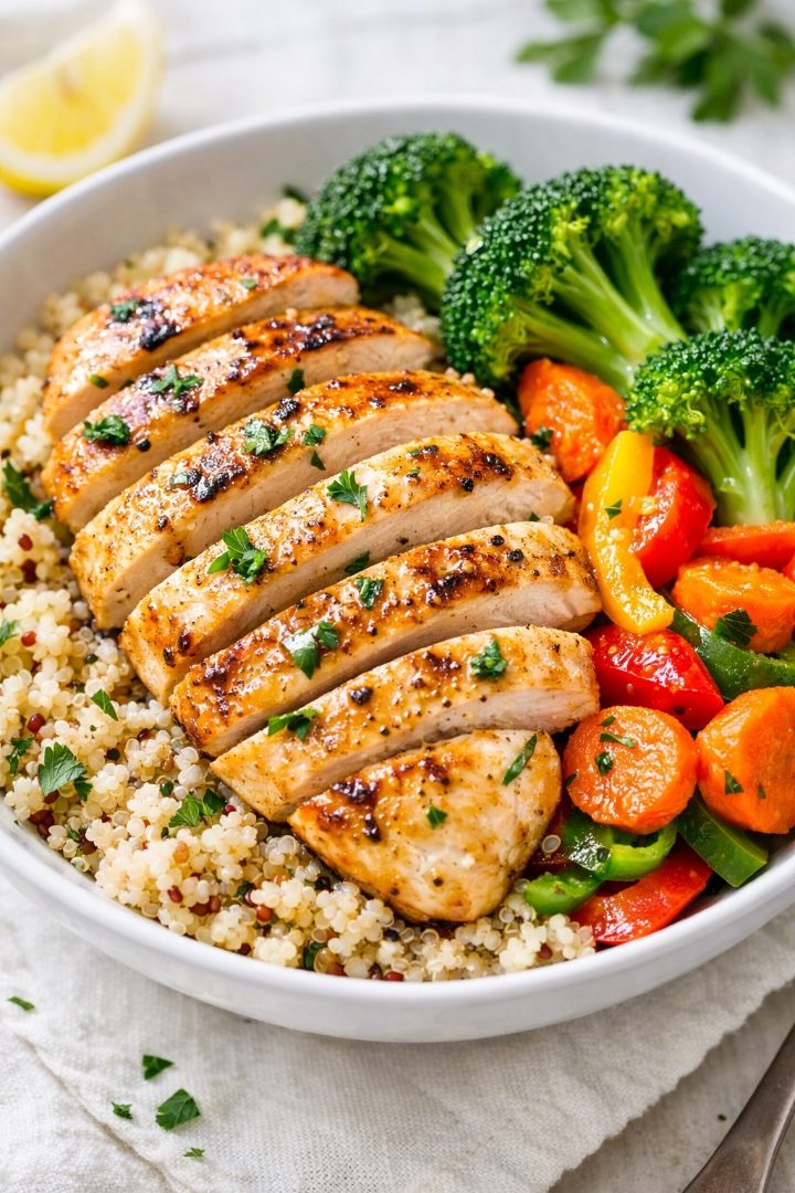 Grilled Chicken Protein Bowl