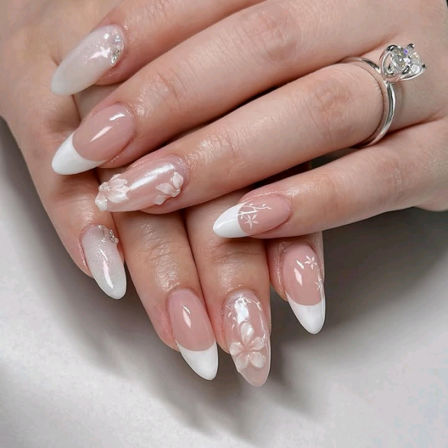 Dreamy Wedding Nails