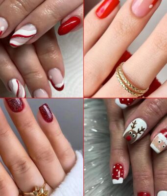 Santa Short Christmas Nails — 20 Festive & Cute Design Ideas for 2025 Santa Short Christmas Nails — 20 Festive & C Cover