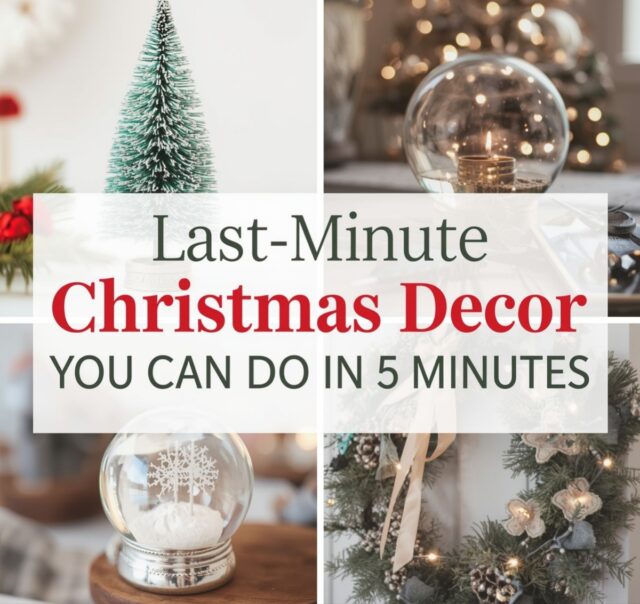 Last Minute Christmas Decor: 18 Chic & Easy  Cover