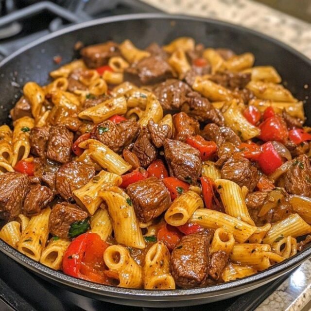 Beef and Pasta Skillet