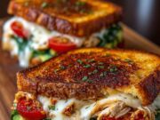 Chicken Avocado Melt Sandwich (Easy, Creamy & Protein-Packed) Chicken Avocado Melt Sandwich (Easy, Creamy Cover