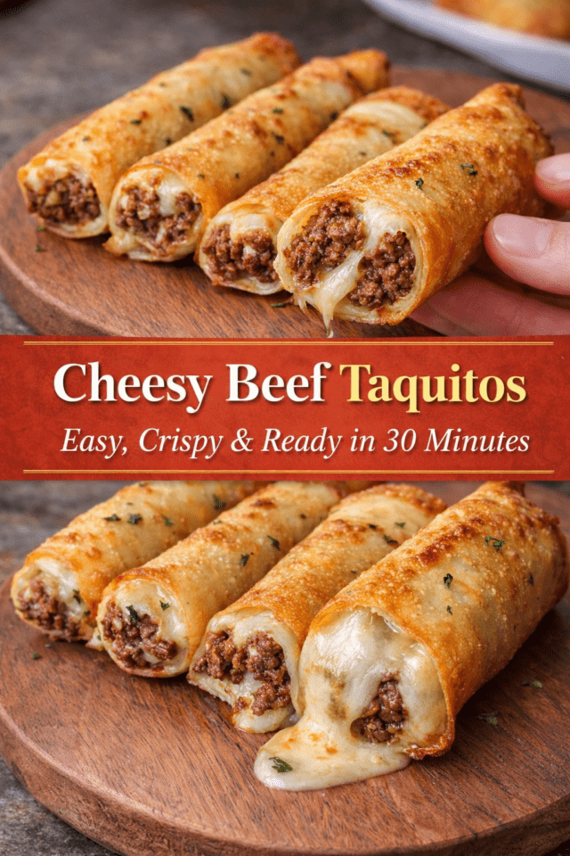 Polish_20251225_100751678 Easy Cheesy Beef Taquitos Recipe – Crispy, C Cover