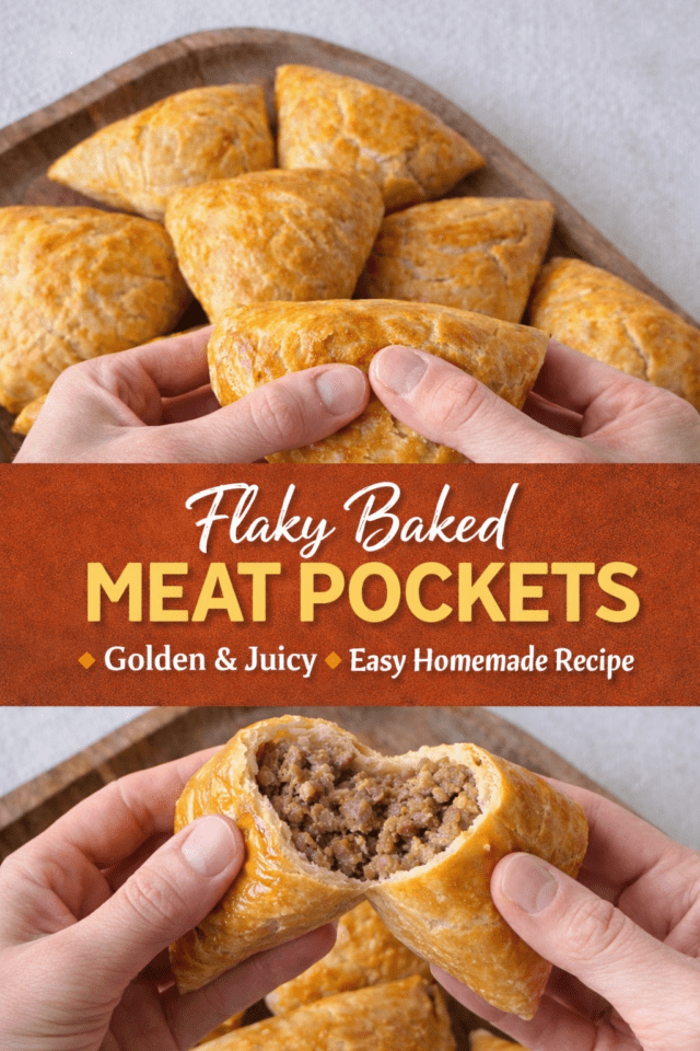 Flaky Baked Meat Pockets (Golden, Juicy & Ea Cover