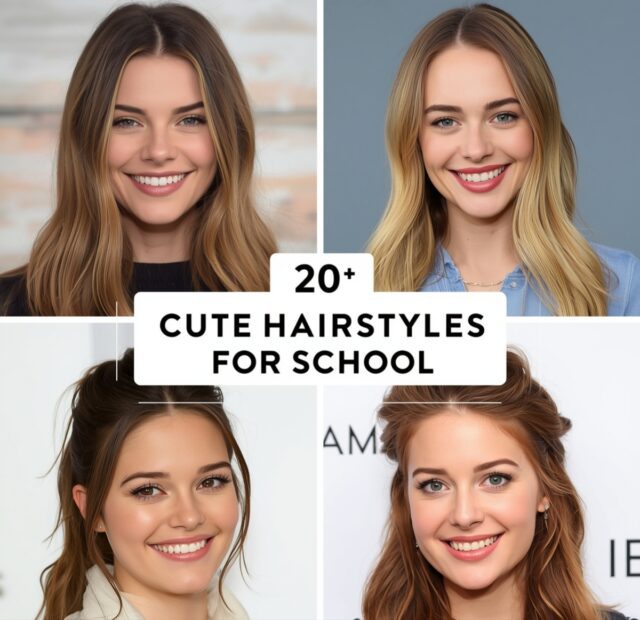 20 Cute Hairstyles for School Every Girl Wil Cover