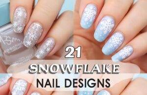 21 Cute Snowflake Nail Designs for a Magical Winter Look 21 Cute Snowflake Nail Designs for a Magical Cover