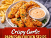 Crispy Garlic Parmesan Chicken Strips with Creamy Chili Sauce Crispy Garlic Parmesan Chicken Strips with C Cover
