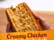 Creamy Chicken Melt Sandwich (Cheesy, Crispy & Crowd-Pleasing) Creamy Chicken Melt Sandwich (Cheesy, Crispy Cover