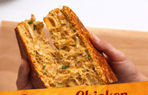 Creamy Chicken Melt Sandwich (Cheesy, Crispy & Crowd-Pleasing) Creamy Chicken Melt Sandwich (Cheesy, Crispy Cover