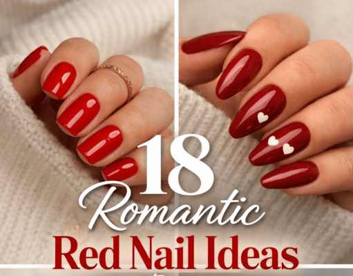 18 Romantic Red Nail Ideas for February You’ll Fall in Love With 18 Romantic Red Nail Ideas for February You’ Cover