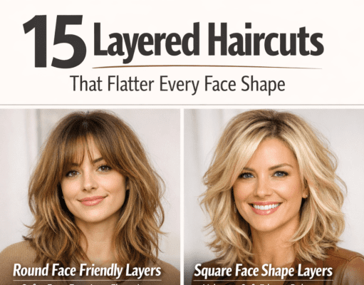 15 Layered Haircuts That Flatter Every Face Shape 15 Layered Haircuts That Flatter Every Face Cover