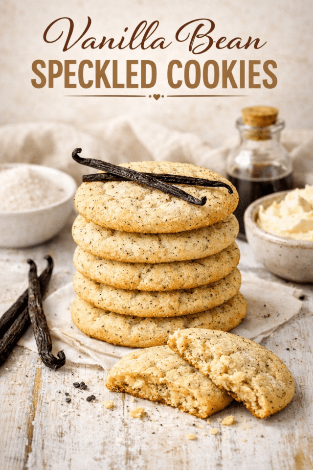 Vanilla Bean Speckled Cookies