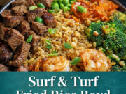 Surf & Turf Fried Rice Bowl (Easy 30-Minute One-Pan Dinner) Surf & Turf Fried Rice Bowl (Easy 30-Minute Cover