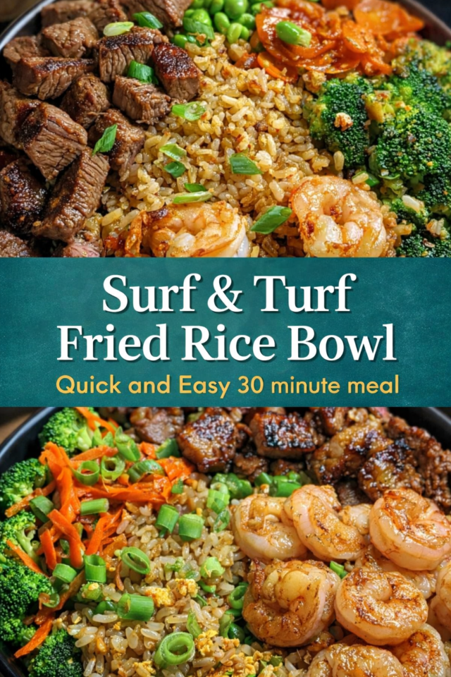Polish_20260127_005559414 Surf & Turf Fried Rice Bowl (Easy 30-Minute Cover