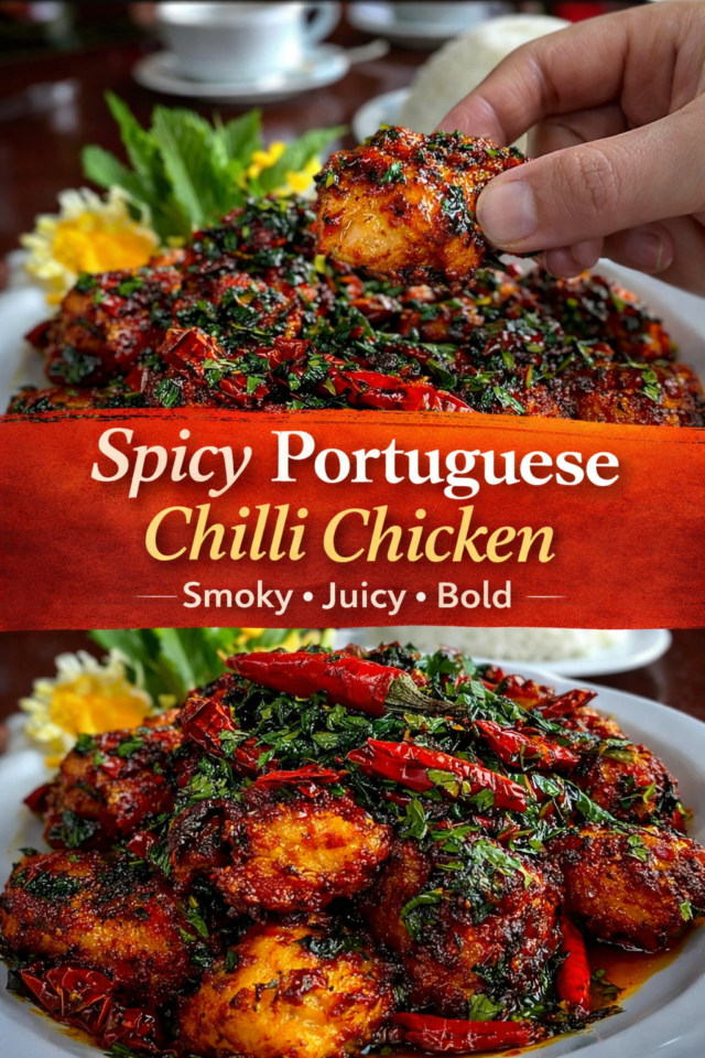 Spicy Portuguese Chilli Chicken (Juicy, Smok Cover