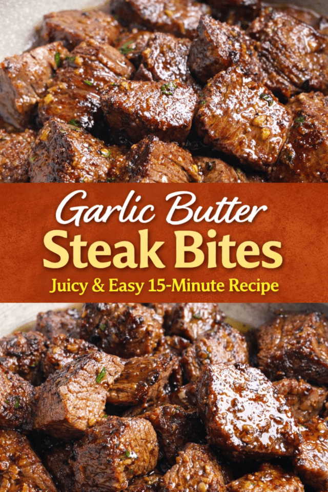 Garlic Butter Steak Bites (Juicy, Easy 15-Mi Cover