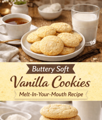 Buttery Soft Vanilla Cookies (Easy Melt-in-Your-Mouth Recipe) Buttery Soft Vanilla Cookies (Easy Melt-in-Y Cover