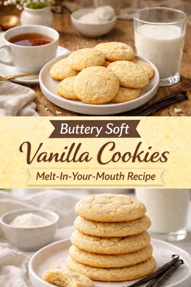 buttery soft vanilla cookies