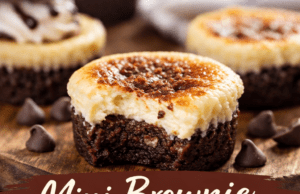 Mini Brownie Cheesecakes (Rich, Fudgy & Creamy Dessert Cups) Mini Brownie Cheesecakes (Rich, Fudgy & Crea Cover