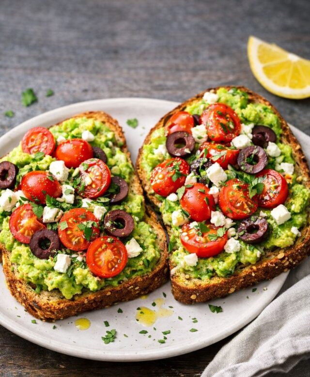 Mediterranean Avocado Toast