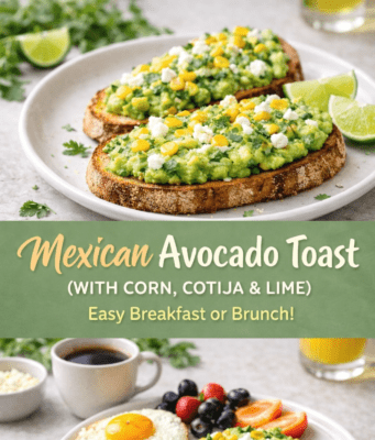 Mexican Avocado Toast with Corn, Cotija & Lime (Fresh, Easy & Healthy) Mexican Avocado Toast with Corn, Cotija & Li Cover
