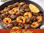 Garlic Butter Steak Bites and Shrimp Garlic Butter Steak Bites and Shrimp Cover