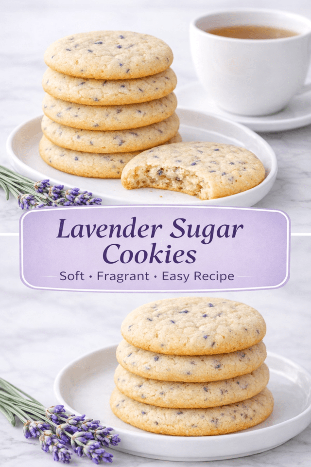 Lavender Sugar Cookies (Soft, Fragrant & Bak Cover