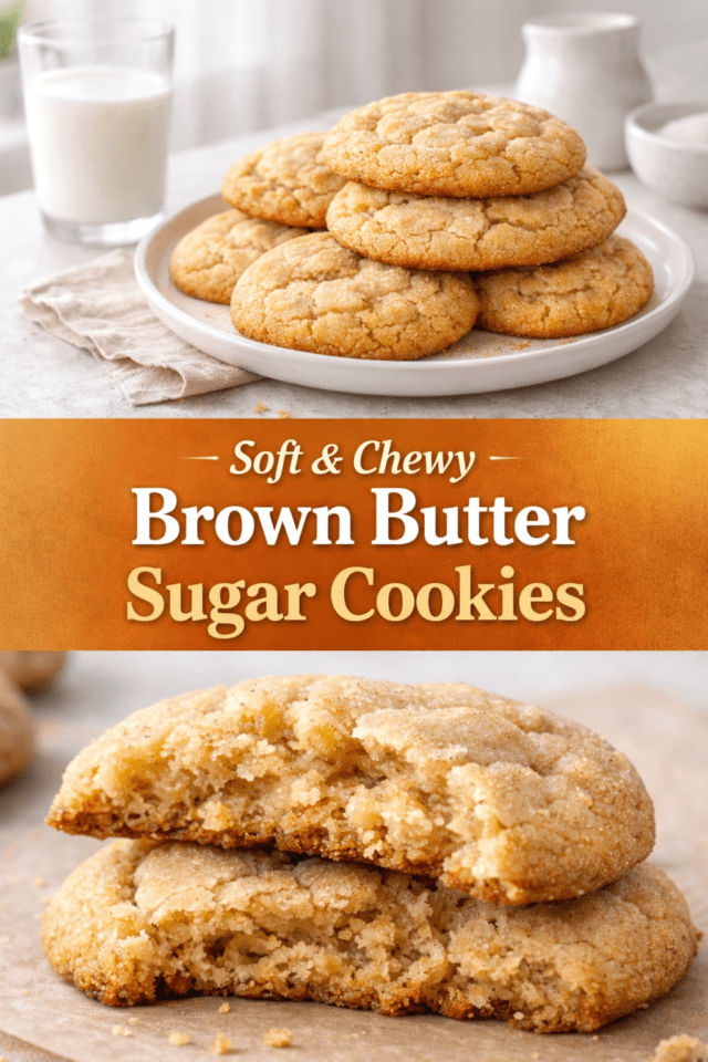 Brown Butter Sugar Cookies – Soft, Chewy & R Cover