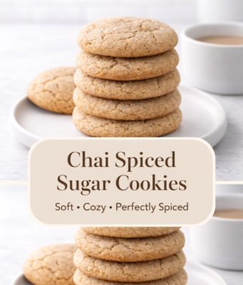 Chai Spiced Sugar Cookies (Soft, Cozy & Perfectly Spiced) Chai Spiced Sugar Cookies
