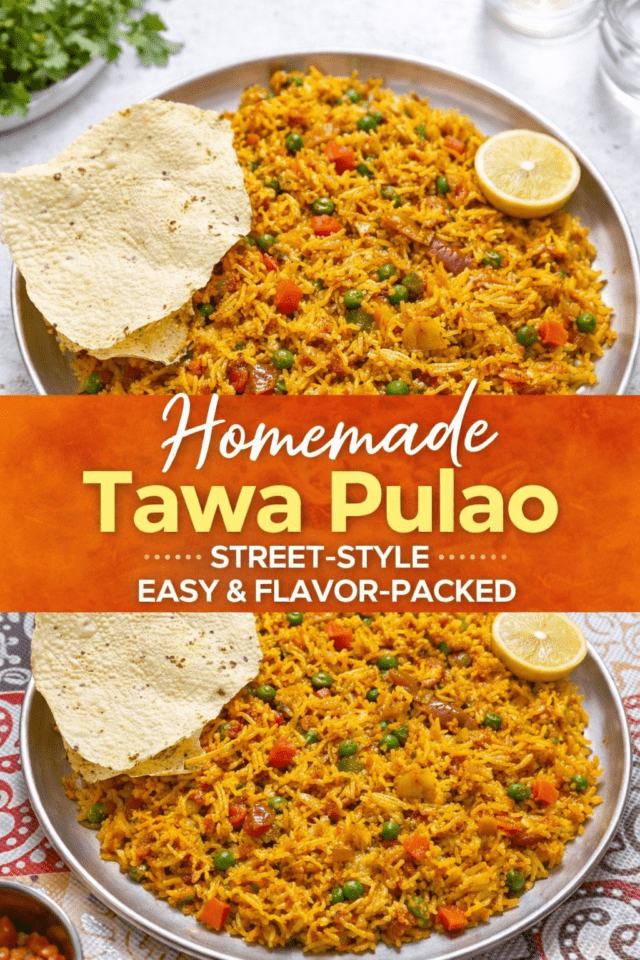 Homemade Tawa Pulao (Mumbai Street Style) Cover