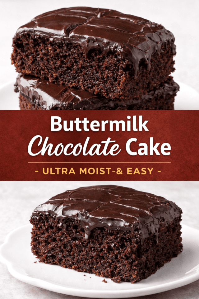 Buttermilk Chocolate Cake – Ultra Moist, Bak Cover