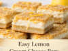 Lemon Cream Cheese Bars (Easy, Creamy & Zesty Dessert) Lemon Cream Cheese Bars (Easy, Creamy & Zest Cover