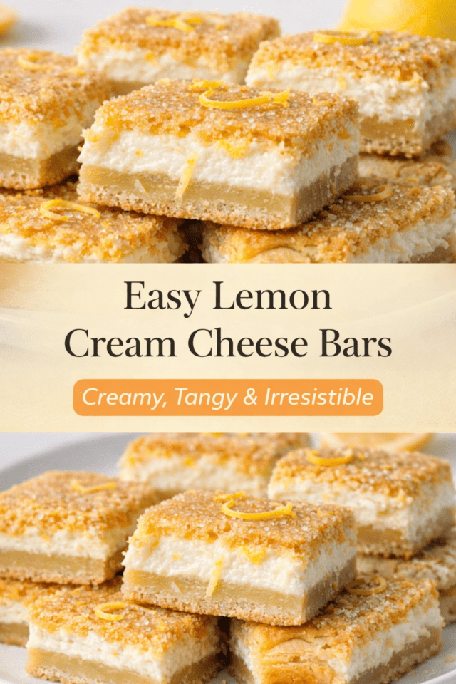 Lemon Cream Cheese Bars
