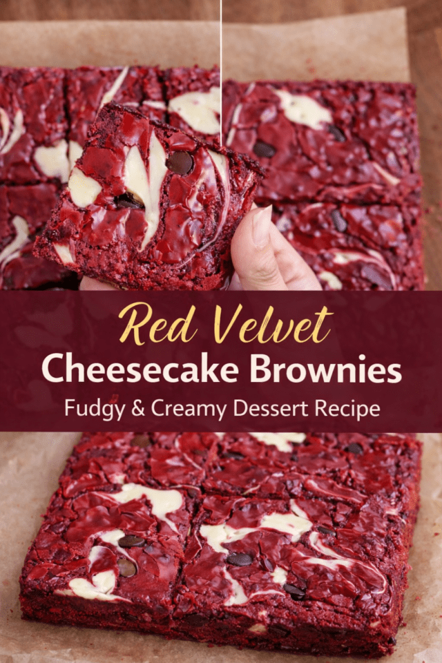 Red Velvet Cheesecake Brownies Cover