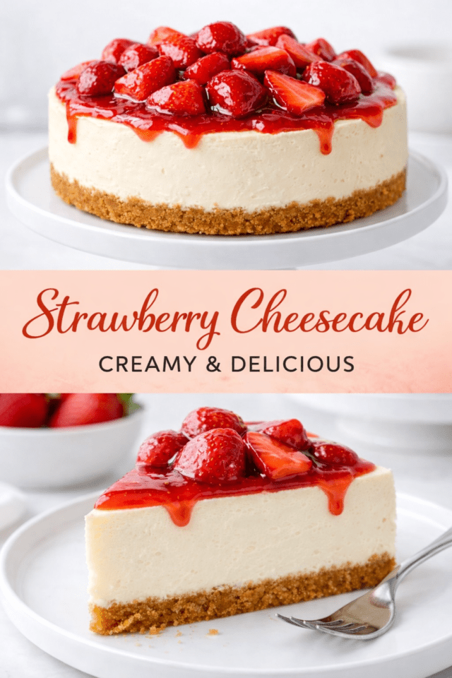 Strawberry Cheesecake Recipe Cover