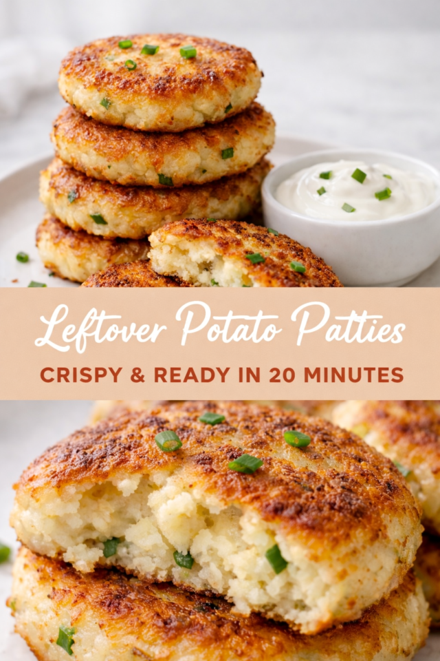 leftover potato patties