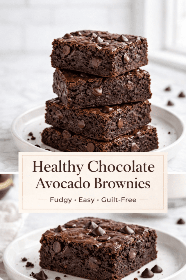 Polish_20260216_215822144 Healthy Chocolate Avocado Brownies – Fudgy, Cover