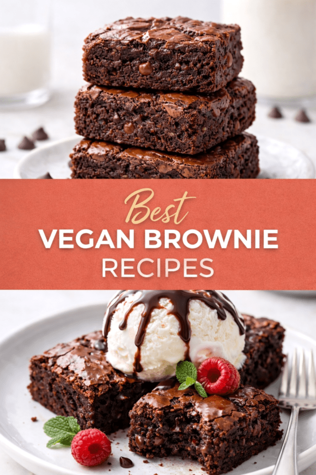 Vegan Brownies Recipes Cover