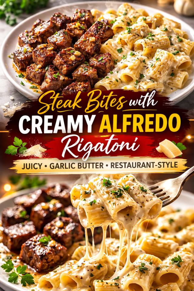 Polish_20260219_012611333 Steak Bites with Creamy Alfredo Rigatoni (Ea Cover